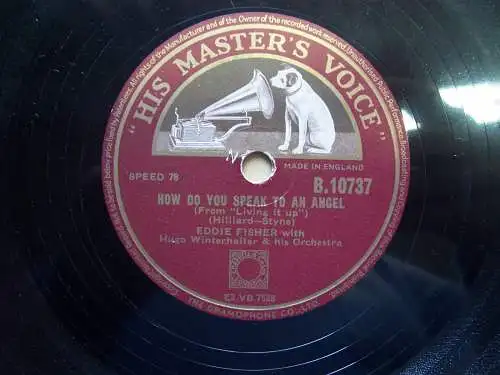 Eddie Fisher * How do you speak to an Angel / My Arms, my Heart, my Love 