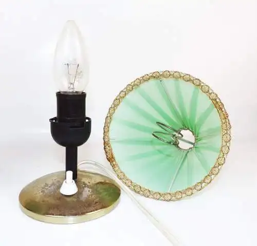 Nachttischlampe Paar Tütenlampe E14 Tischleuchte Retro Look 