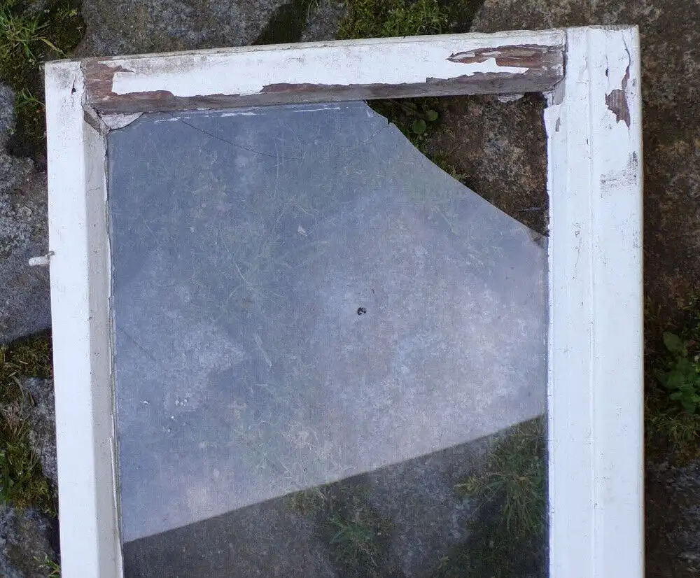 Altes Sprossenfenster Holz Dekoration Fenster 2