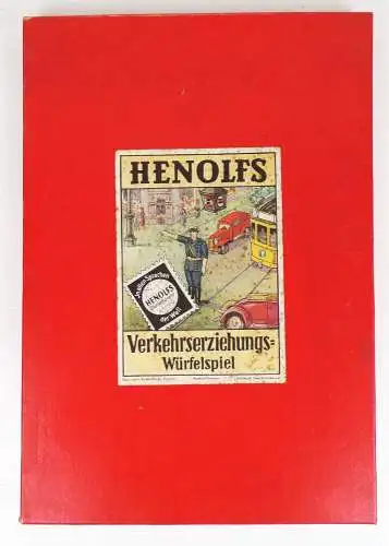 Henolfs Verkehrserziehung Würfelspiel Brettspiel um 1930