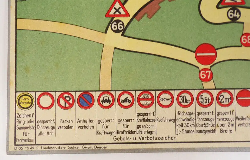 Henolfs Verkehrserziehung Würfelspiel Brettspiel um 1930 3