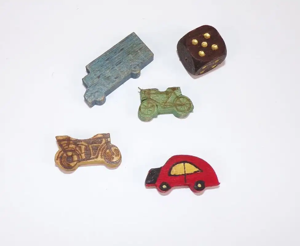 Henolfs Verkehrserziehung Würfelspiel Brettspiel um 1930 4