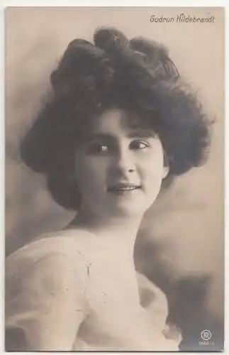 Ak Schauspielerin Gudrun Hildebrandt 1909