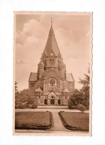 Foto Ak Riesa Trinitatiskirche