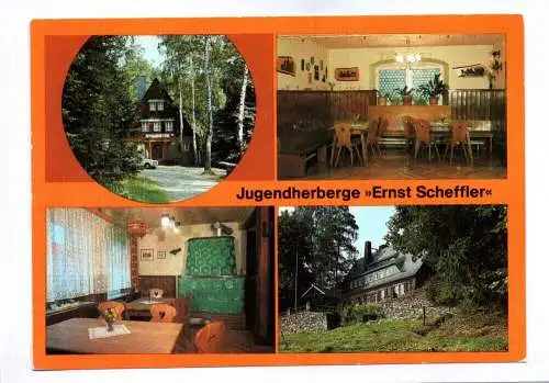 Ak Jugendherberge Ernst Scheffler 1984 Rittersgrün Kreis Schwarzenberg