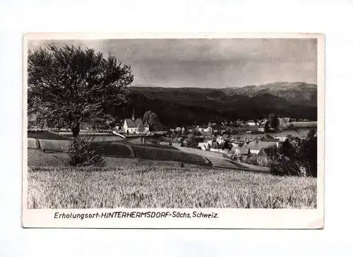 Ak Erholungsort Hinterhermsdorf Sächsische Schweiz 1961