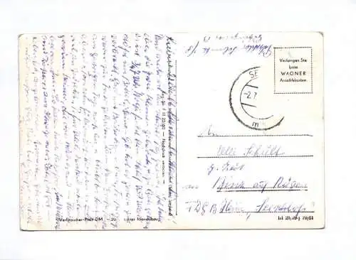 Ak Erholungsort Hinterhermsdorf Sächsische Schweiz 1961