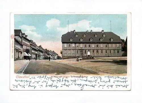 Ak Clausthal Goslarsche Strasse und Bergakademie