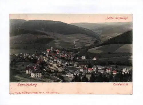 Ak Schmiedeberg Totalansicht Sächsisches Erzgebirge
