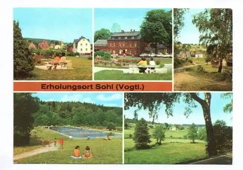 Ak Erholungsort Sohl Vogtland Kreis Oelsnitz Staatlich anerkannter Erholungsort 