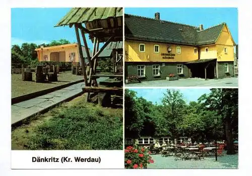 Ak Dänkritz Kreis Werdau Konsum Gaststätte Dänkritzer Schmiede 1980