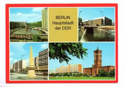Ak Berlin Hauptstadt der DDR 1983 Leninplatz Palast der Republik