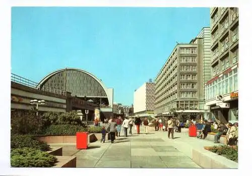 Ak 1984 Am Bahnhof Alexanderplatz Berlin