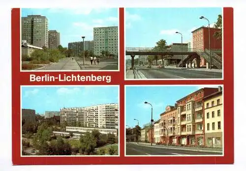 Ak Berlin Lichtenberg 1984 Hauptstadt der DDR