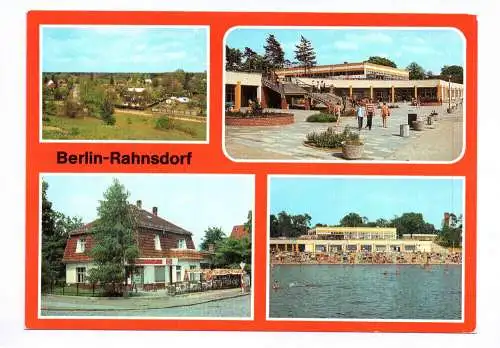 Ak Berlin Rahnsdorf 1984 Teilansicht Strandbad Müggel Cafe