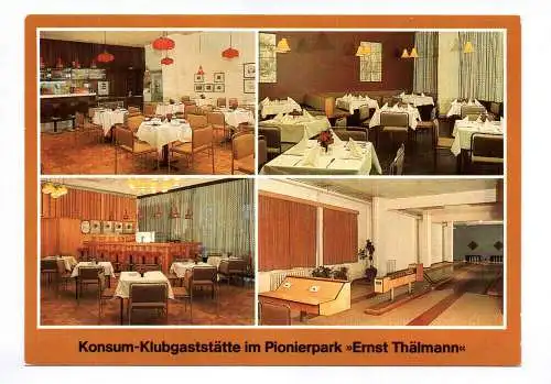 Ak Konsum Klubgaststätte im Pionierpark 1984 Berlin