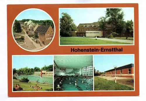 Ak Hohenstein Ernstthal 1983 Altmarkt Stadtbad Kreiskulturhaus