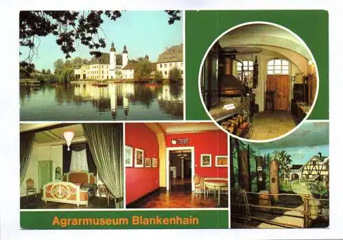 Ak Agrarmuseum Blankenhain 1984 Kreis Werda