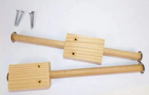 DDR ausziehbarer Schrank Haken Holz OVP komplettes Set für Garderobe