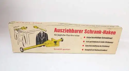 DDR ausziehbarer Schrank Haken Holz OVP komplettes Set für Garderobe