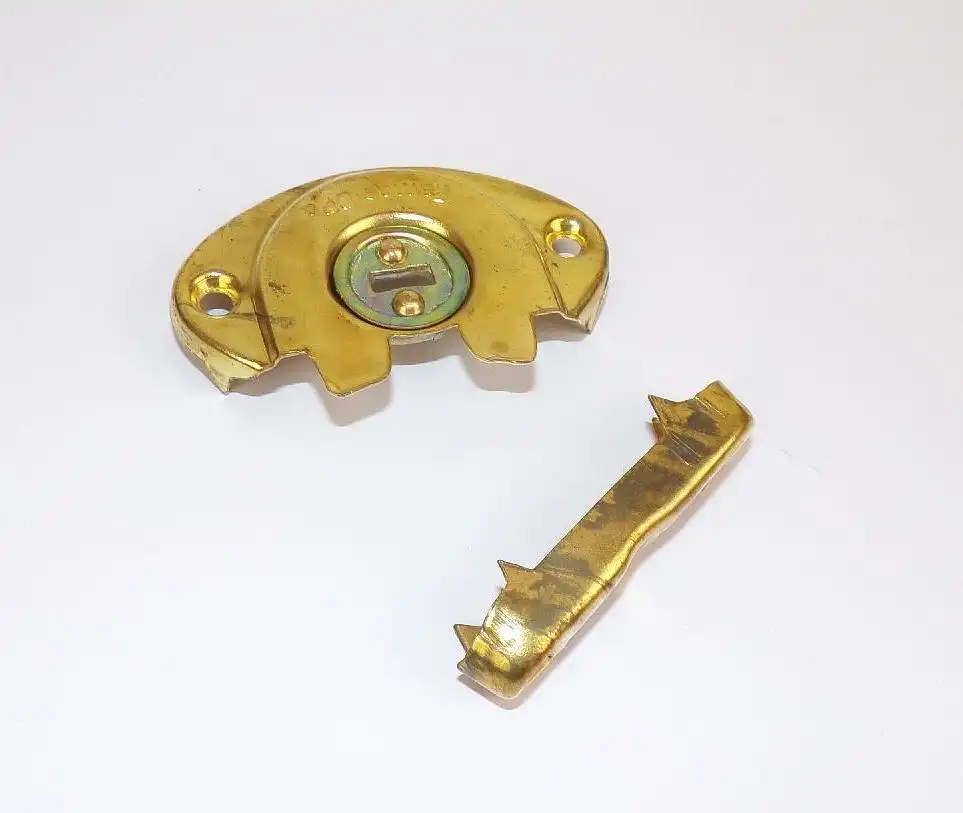 Altes Schloss für Schrank Kartei Aktenschrank Famos DPa Riegel Beschlag 2