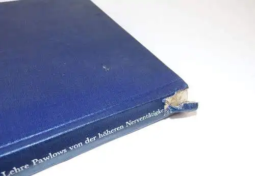 Pawlow höhere Nerventätigkeit 2 Bücher DDR Ausgaben