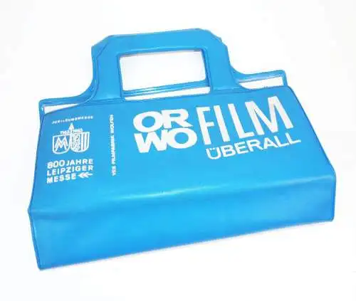 Alte Tasche Orwo Film Leipziger Messe 1965 Reklame DDR Sammler