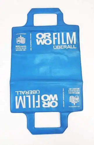 Alte Tasche Orwo Film Leipziger Messe 1965 Reklame DDR Sammler