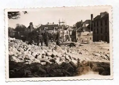 Foto zerstörtes Amiens 1941 Frankreich