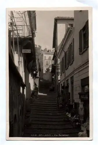Echtfoto Ak Bellagio Como Cia Serbelloni 1930