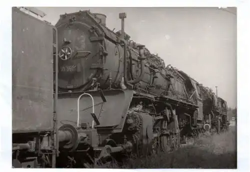 Foto Dampflok 50 3508-4 Bahnwerk Jüterbog 1988 Eisenbahn Güterzuglok