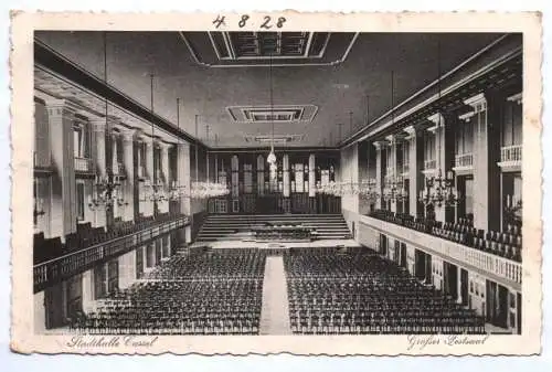 Ak Stadthalle Cassel Innenansicht 1928 Kassel