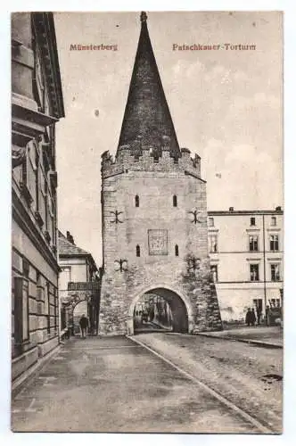 Ak Münsterberg Patschkauer Torturm 1911 Schlesien Ziębice