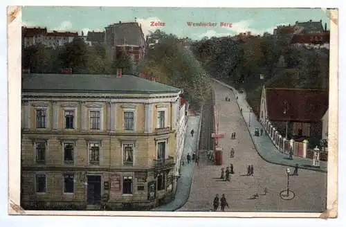 Ak Zeitz Wendischer Berg Strasse 1921