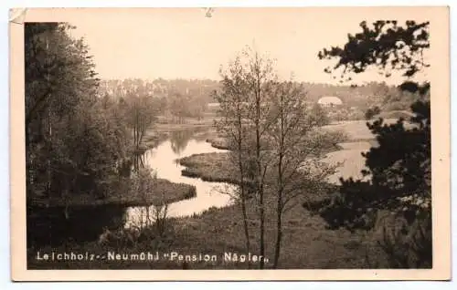 Foto Ak Leichholz Neumühl Pension Nägler Kreis Westernberg 1938