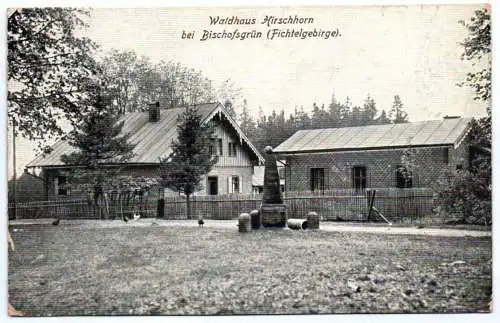 Ak Waldhaus Hirschhorn bei  Bischofsgrün Fichtelgebirge Bayern 1931