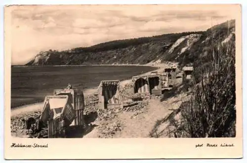 Echtfoto Ak Insel Hiddensee Strand Foto Herold Neukirch 1956