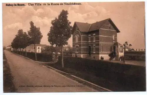 Ak Habbay la Neuve Une Villa de la Route de Neufchateau 1 Wk france
