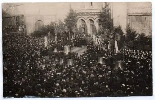 Foto Ak Glockenweihe Zittau 1921