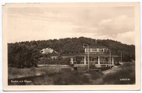 Ak Baabe auf Rügen 1954
