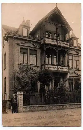 Foto Ak Wohnhaus Grünberg Hessen 1909