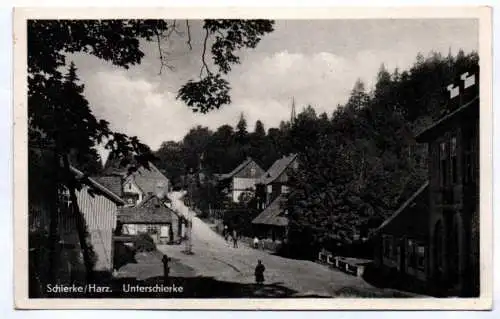 Ak Schierke Harz Unterschierke 1962