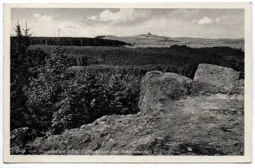 Ak Blick vom Blessenstein bei Bad Einsiedel nach dem Schwartenberg 1933