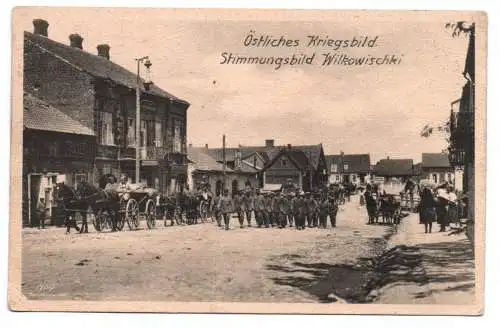 Ak Soldaten in Wilkowischki Vilkaviškis Litauen Kurland 1915 Eydtkuhnen