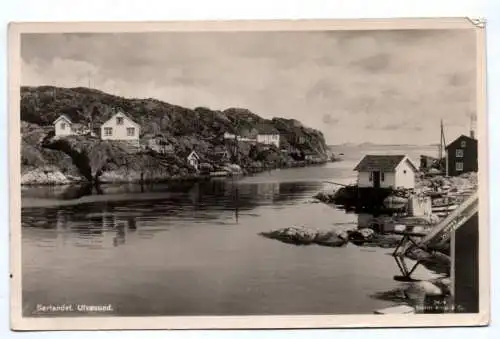 Foto Ak Sorlandet Ulvosund um 1940 Norwegen Sørlandet