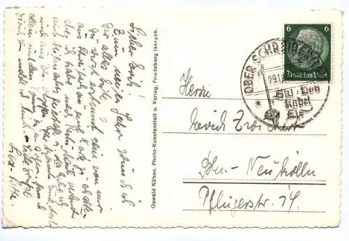 Foto Ak Ober Schreiberhau Villen Kapellenberg 1940 Riesengebirge Schlesien