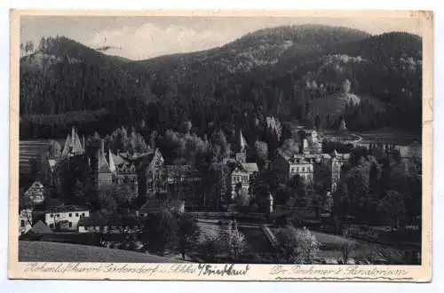 Ak Görbersdorf Schlesien Dr Brehmer Sanatorium 1933