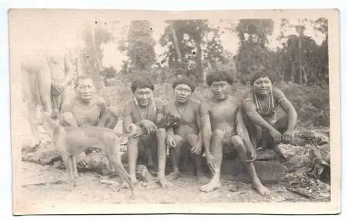 Foto Indianer Indios Amazonas Brasilien Südamerika native people real photo