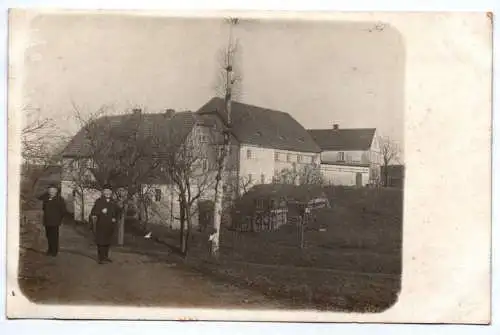 Foto Ak Bauernhof um 1910 wohl Seitschen Göda Bautzen
