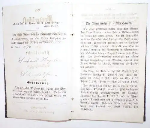 Die Bruderschaft des Todesangst Jesu Christi in der Pfarrkirche zu Kettershausen